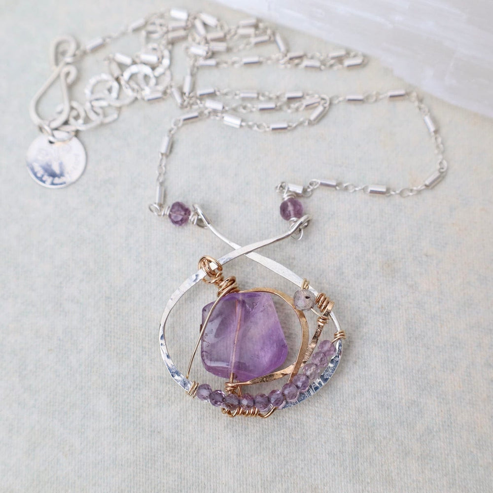 NKL Raw Amethyst Necklace