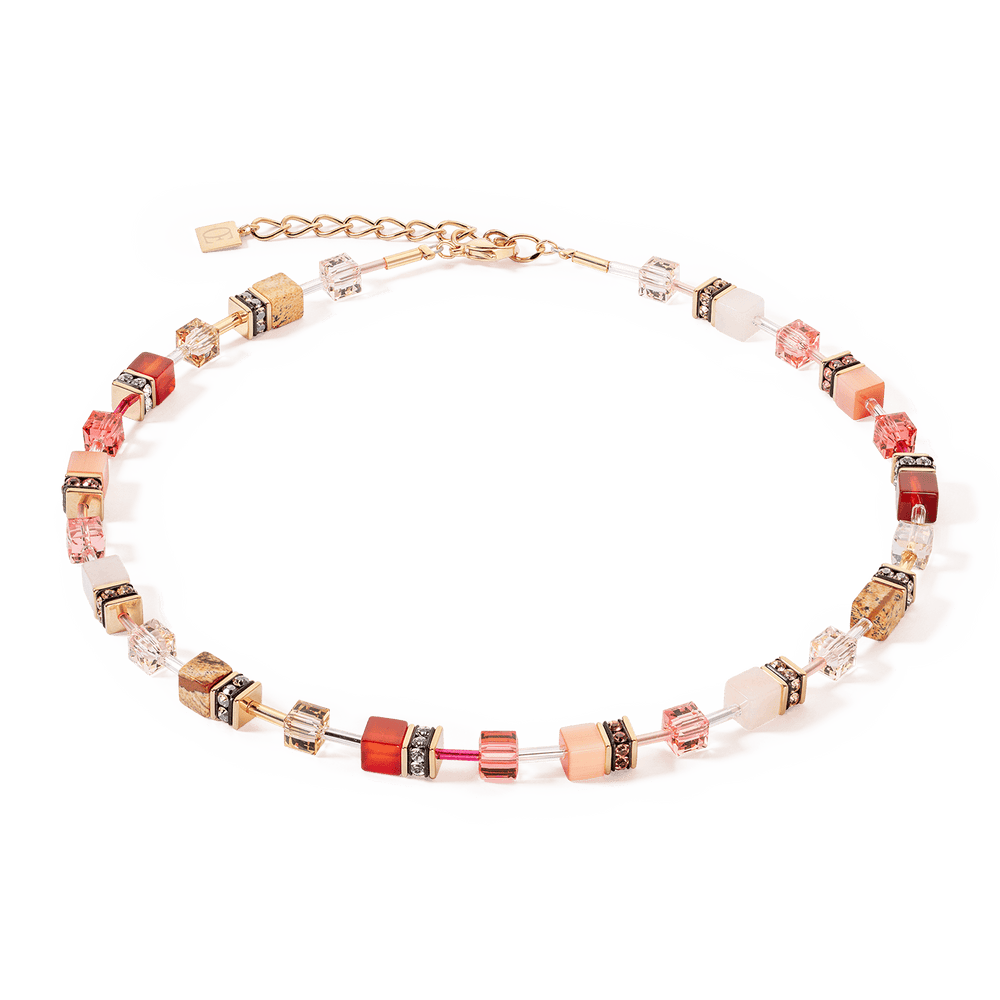 
                      
                        NKL Red Beige GeoCube Iconic Necklace
                      
                    