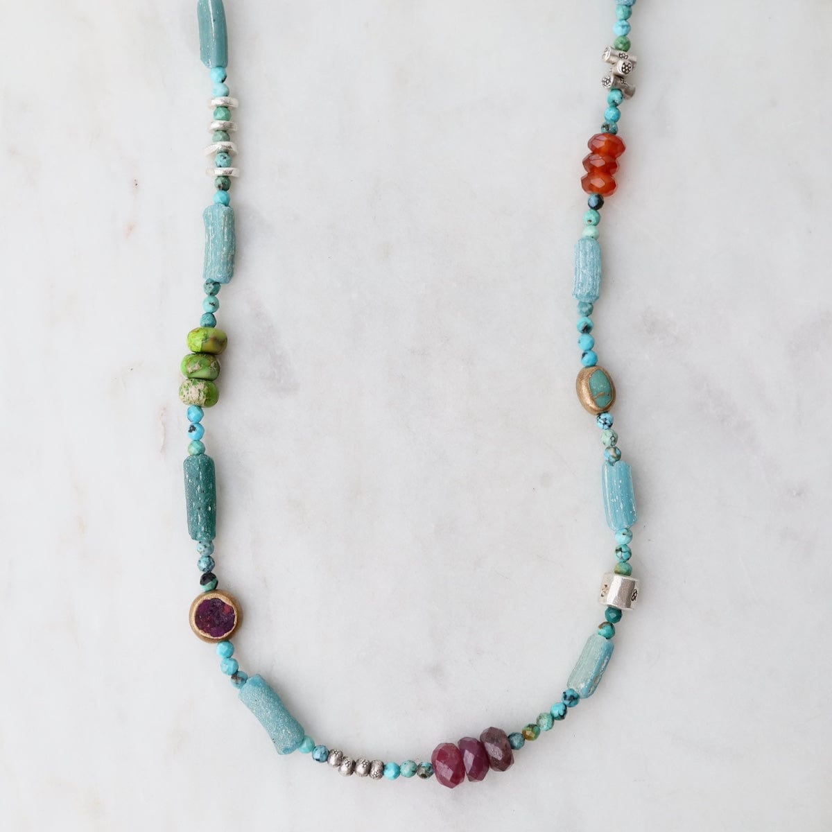 NKL Roman Glass Jolly Rancher Necklace