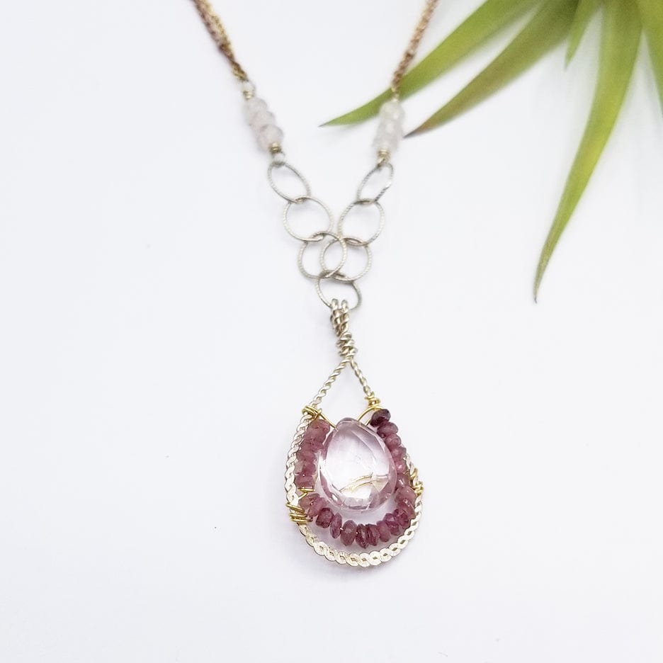 
                  
                    NKL ROSE QUARTZ DROP NECKLACE
                  
                