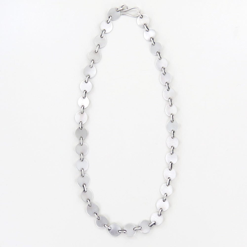 
                      
                        NKL Round Disc Link Chain - Sterling Silver
                      
                    