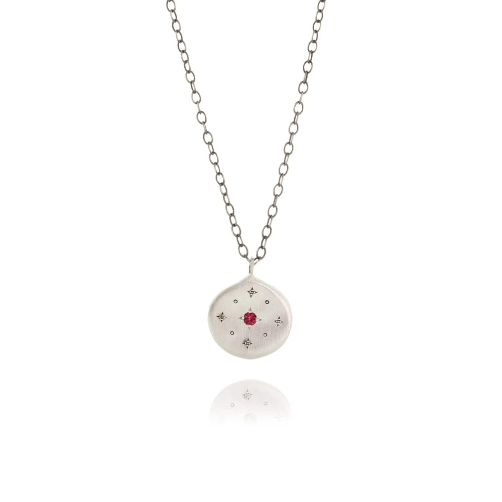 NKL Ruby New Moon Pendant