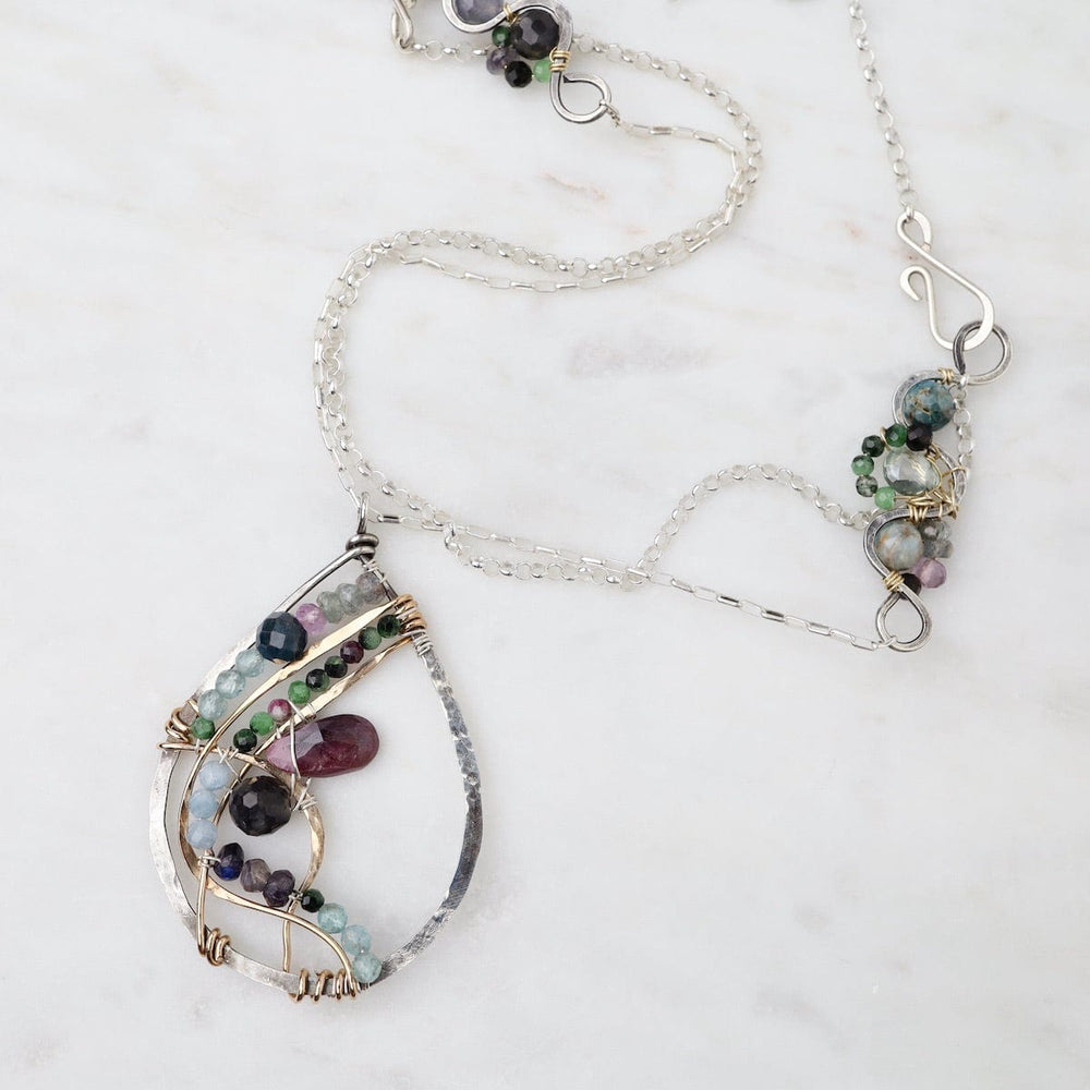 
                      
                        NKL Ruby Zoisite Garden Long Necklace
                      
                    