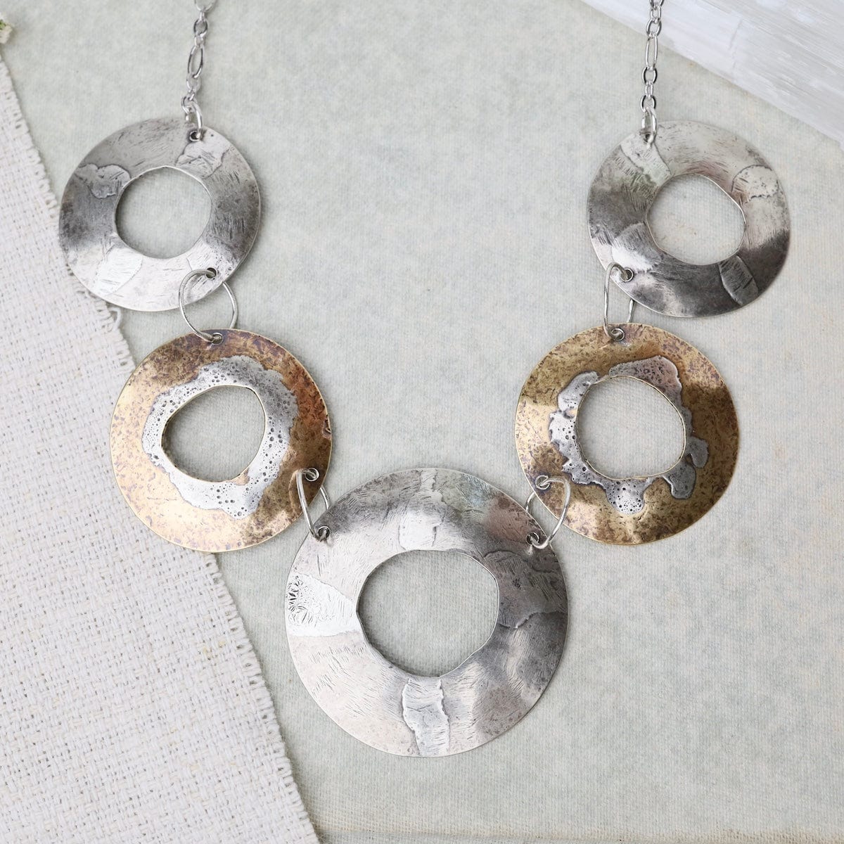 NKL Rugged Circles Necklace