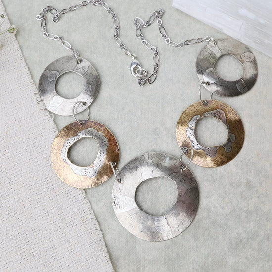NKL Rugged Circles Necklace