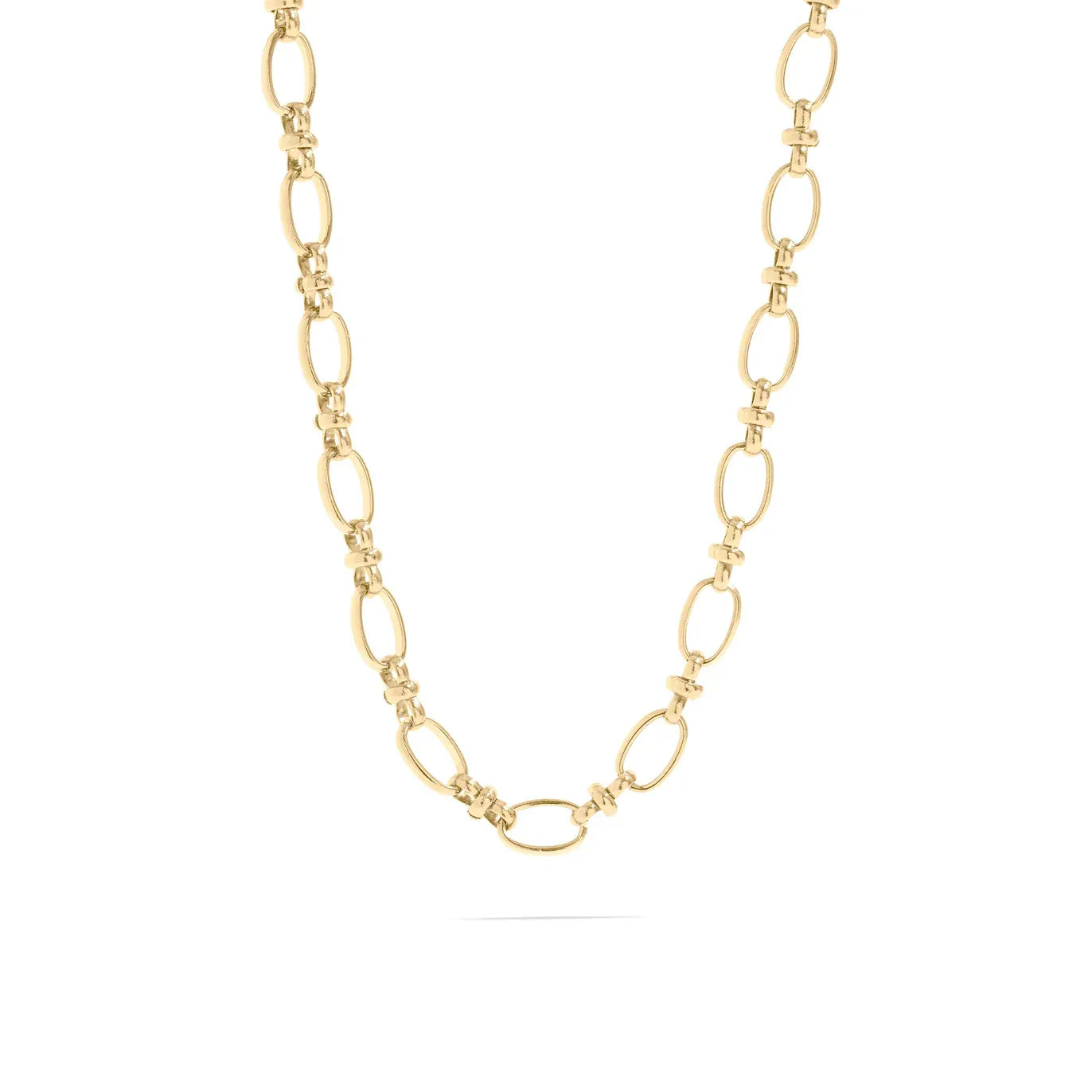 NKL-S.STL 18K Gold Pvd Statement Chain Necklace