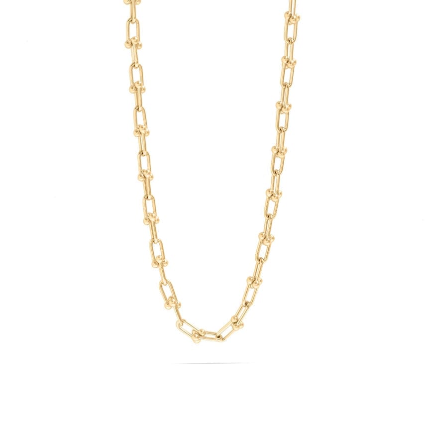NKL-S.STL 18K Gold Stainless Steel Hardware Chain Necklace