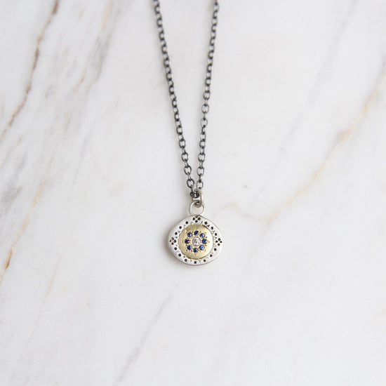 NKL Seeds of Harmony Charm with Sapphire Floret