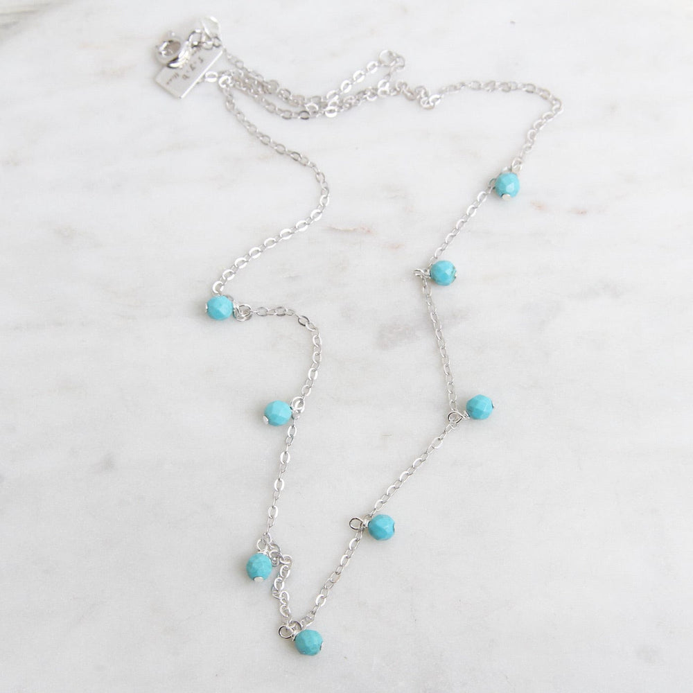 
                      
                        NKL Serena Turquoise Shaker Necklace - Silver
                      
                    