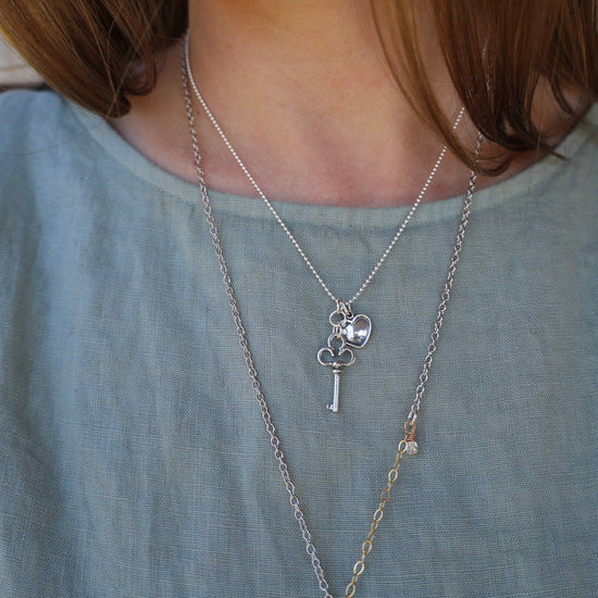 NKL Share Your Love Key & Heart Necklace