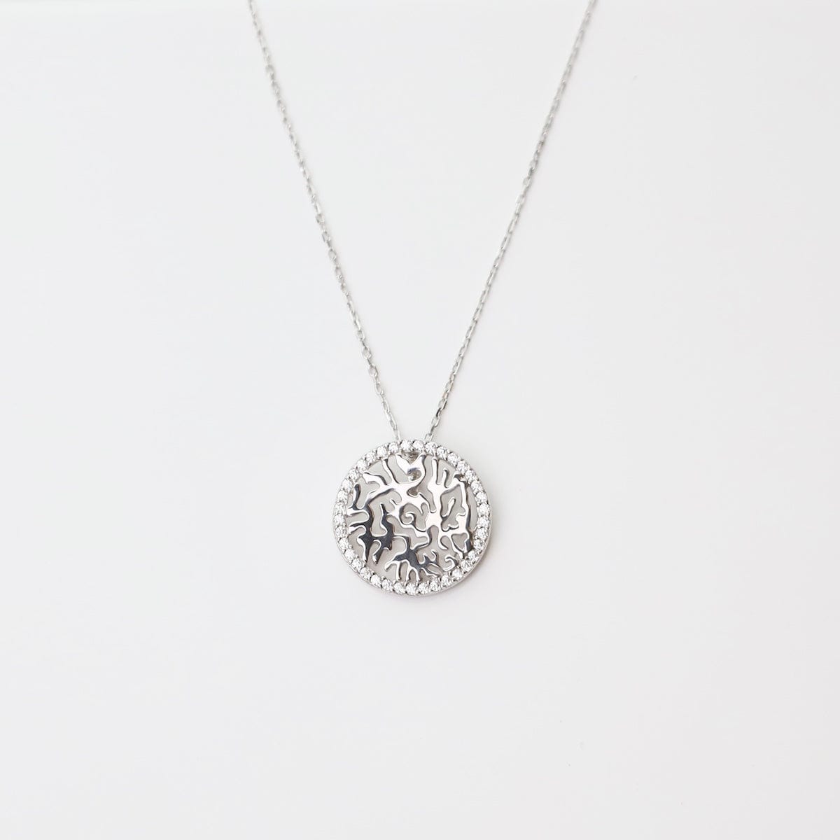 NKL Shema Hebrew Prayer Silver Necklace