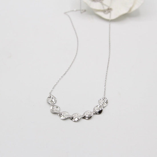 NKL Silver Crush Multiple Discs Necklace