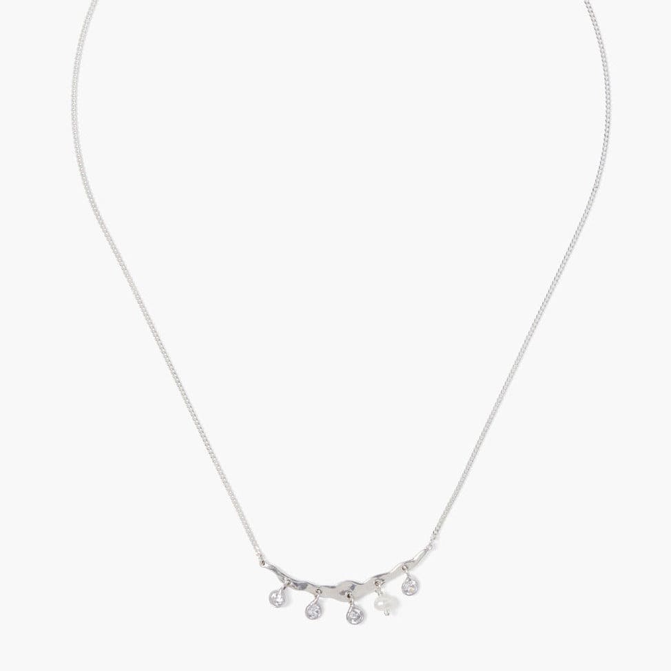 
                      
                        NKL Silver Crystal Crescent Necklace
                      
                    