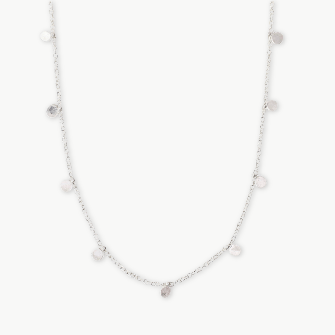NKL Silver Disperse Confetti Necklace