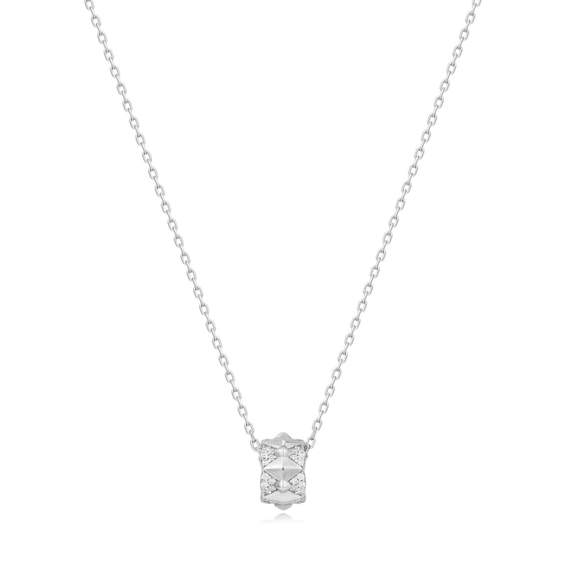 
                      
                        NKL Silver Geometric Sparkle Pendant Necklace
                      
                    