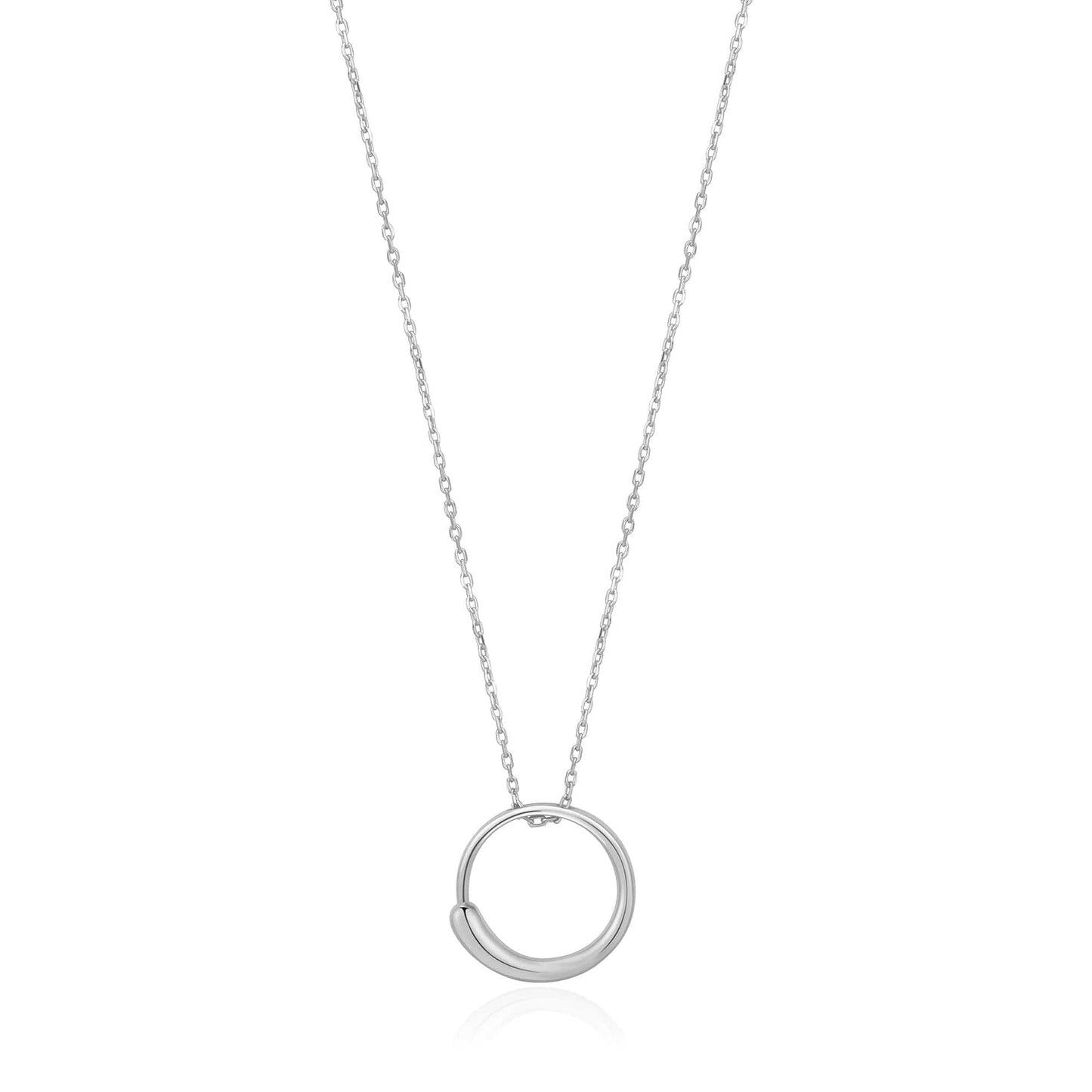 NKL Silver Luxe Circle Necklace