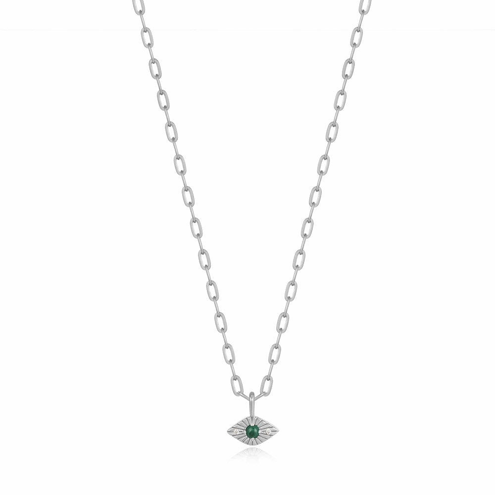 
                      
                        NKL Silver Malachite Evil Eye Necklace
                      
                    