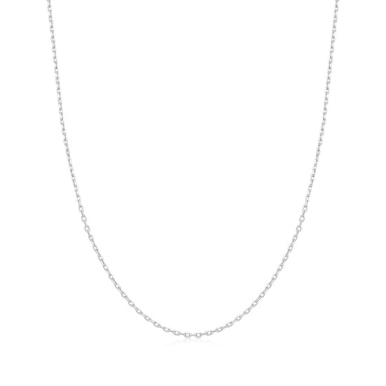 NKL Silver Mini Link Charm Chain Necklace