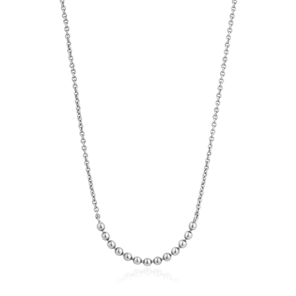 NKL Silver Modern Multiple Balls Necklace