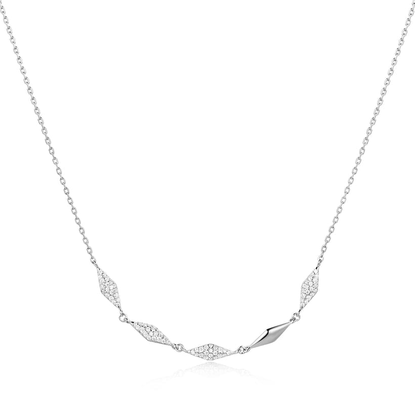 NKL Silver Multi Sparkle Necklace