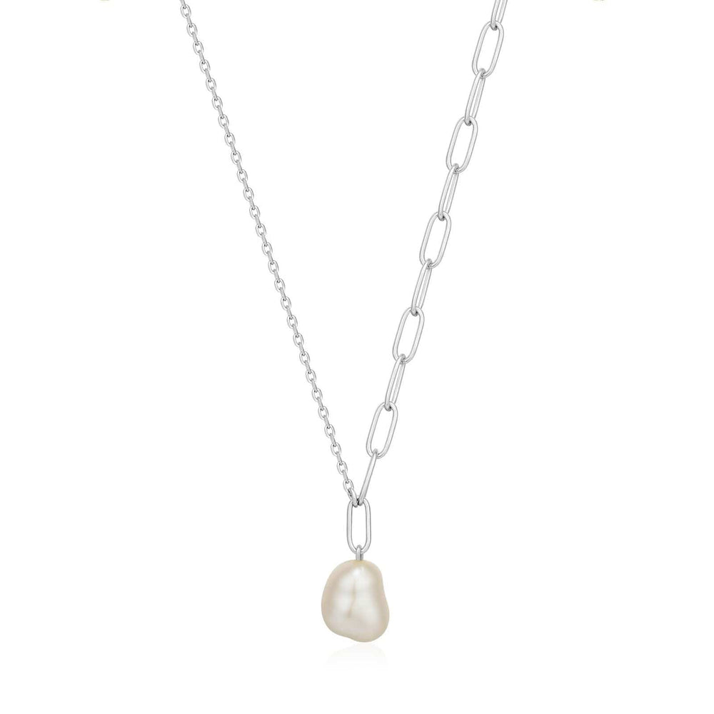 
                      
                        NKL Silver Pearl Chunky Necklace
                      
                    