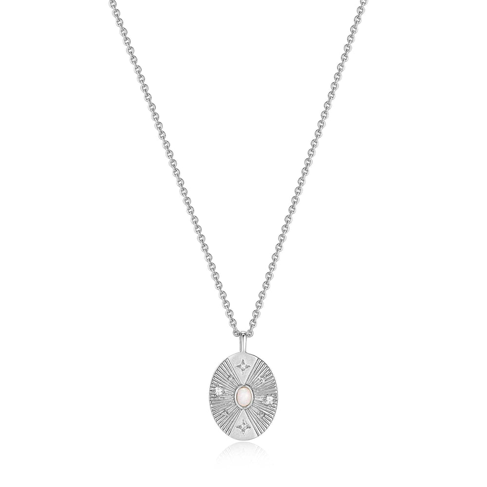 
                      
                        NKL Silver Scattered Stars Kyoto Opal Disc Necklace
                      
                    