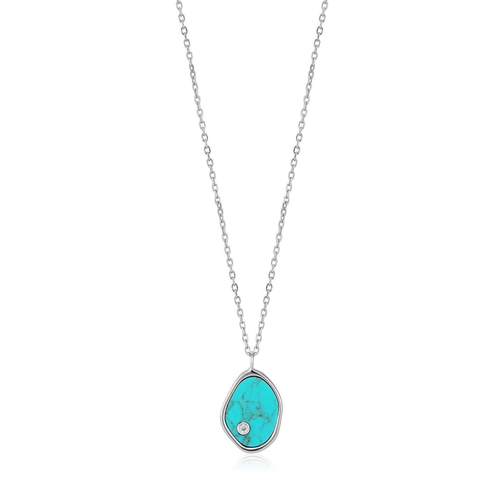 
                      
                        NKL Silver Tidal Turquoise Necklace
                      
                    