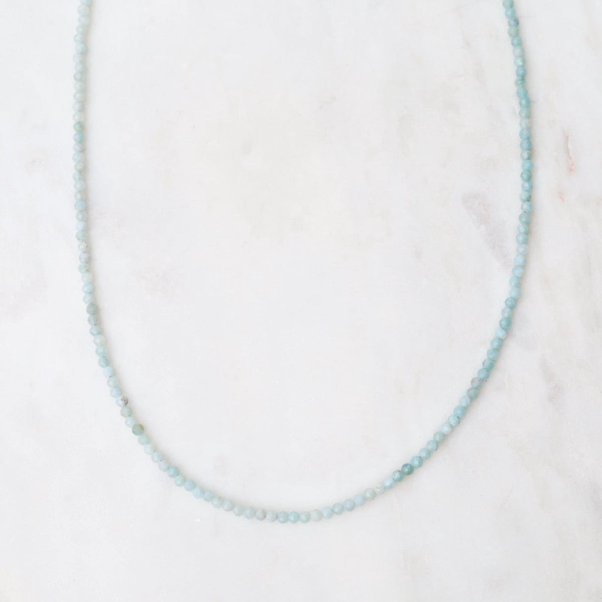 NKL Simple Stone Necklace - Amazonite