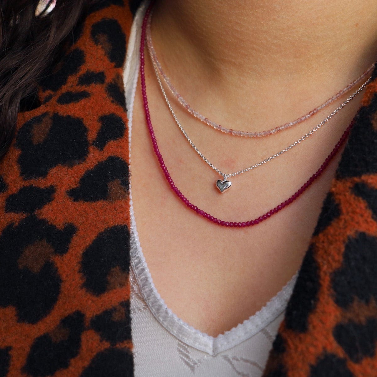 Shop Today Rhodolite Garnet & Aquamarine Statement Necklace By Chordia  Jewels