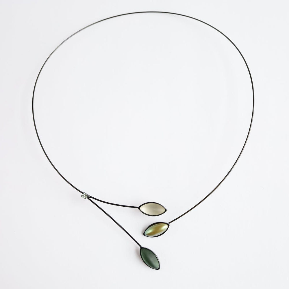 
                  
                    NKL Small Branch Choker  ~ Iridescent Greens
                  
                