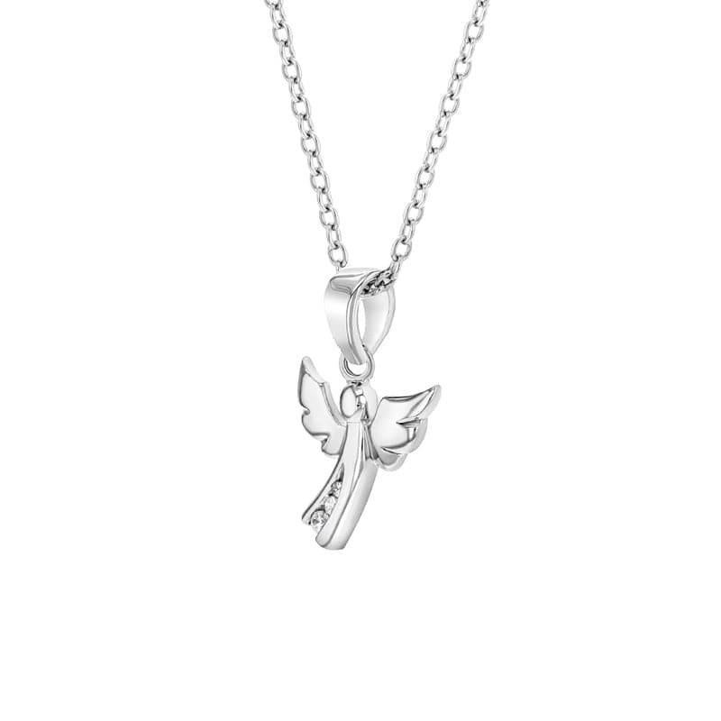 
                      
                        NKL Small CZ Guardian Angel Kids Necklace
                      
                    