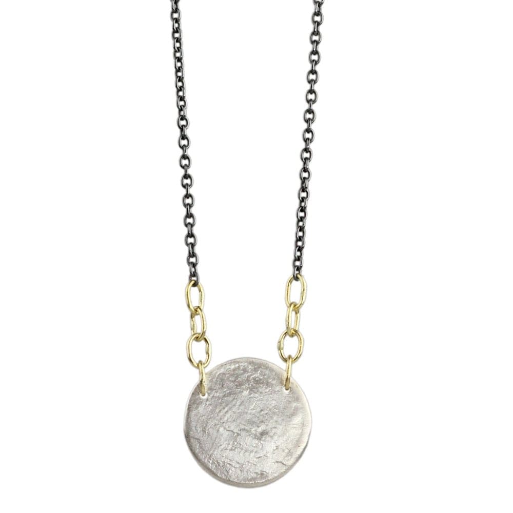 NKL Small Paper Moon Necklace in Sterling Silver