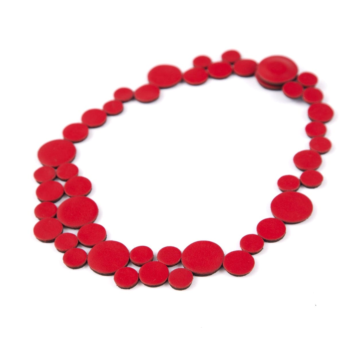 NKL Small Red Abstraction Necklace