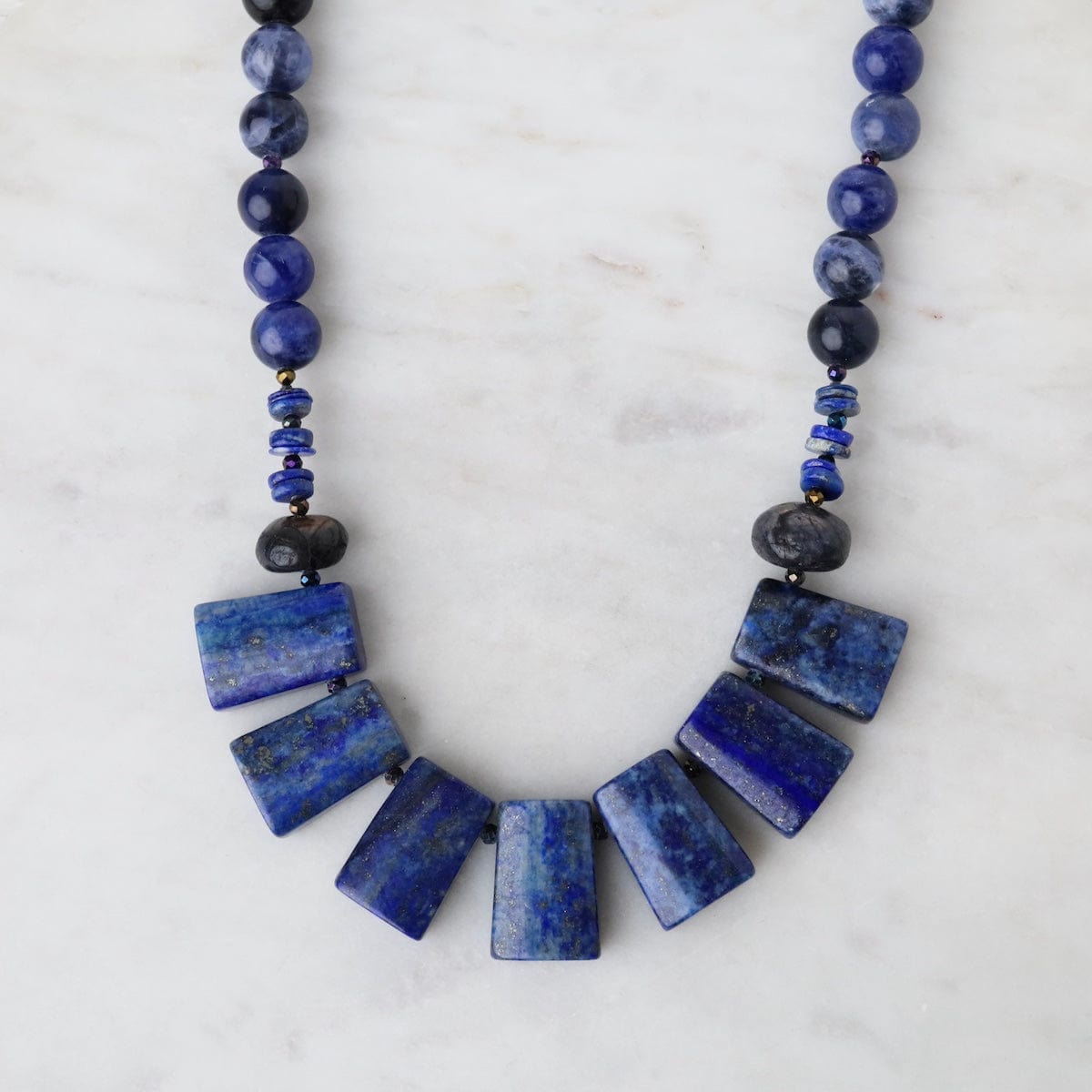 NKL Sodalite and Lapis Necklace