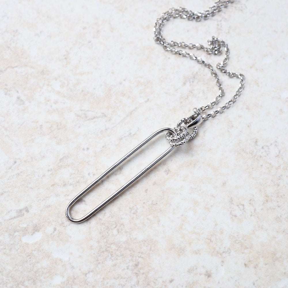 
                  
                    NKL Solo Paperclip Necklace
                  
                