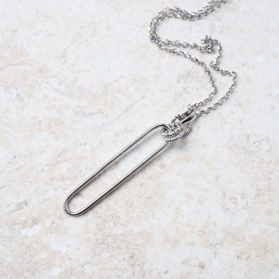 NKL Solo Paperclip Necklace