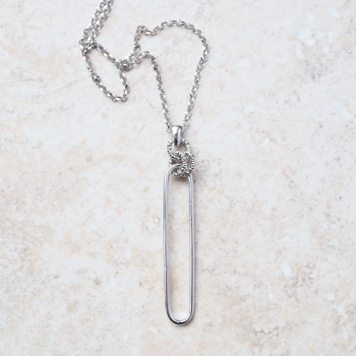 NKL Solo Paperclip Necklace