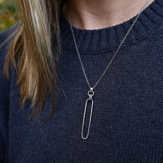 NKL Solo Paperclip Necklace