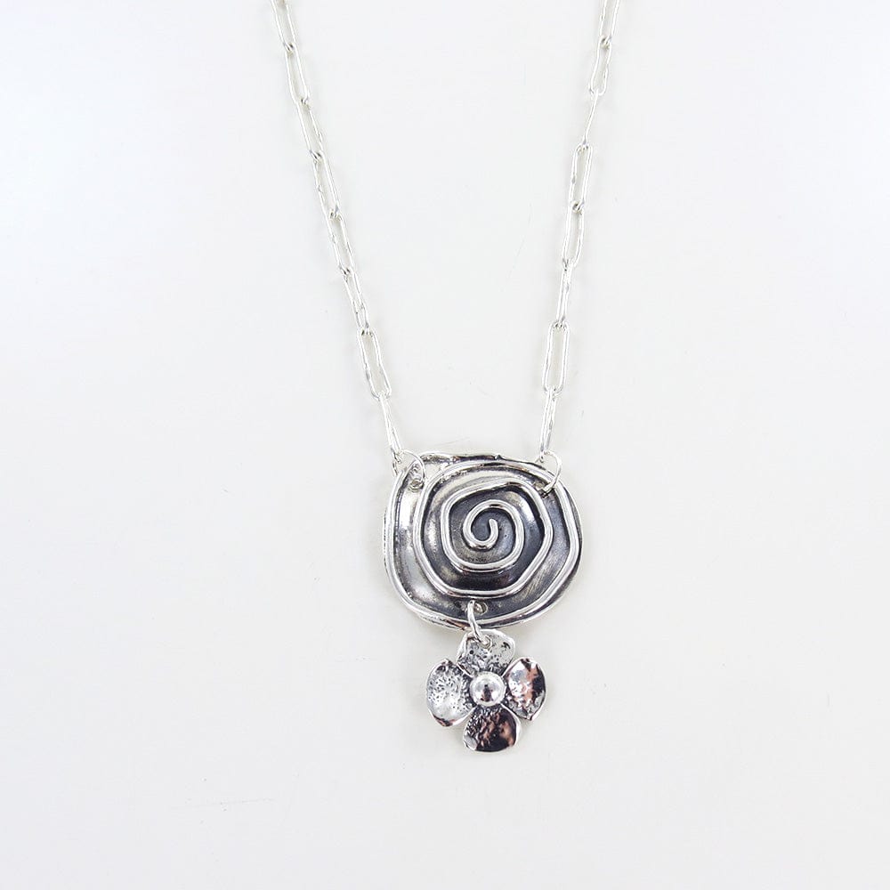 
                      
                        NKL Spiral & Jenna Flower Necklace
                      
                    