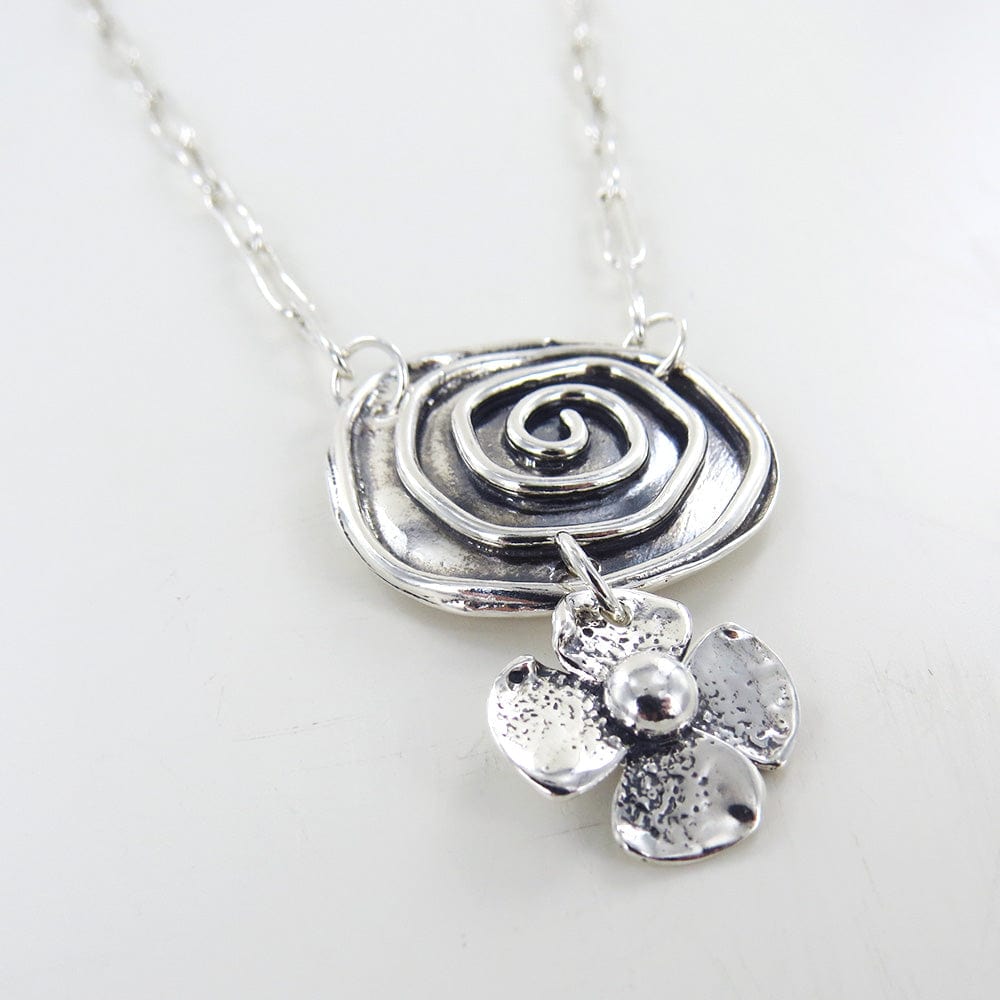 
                      
                        NKL Spiral & Jenna Flower Necklace
                      
                    