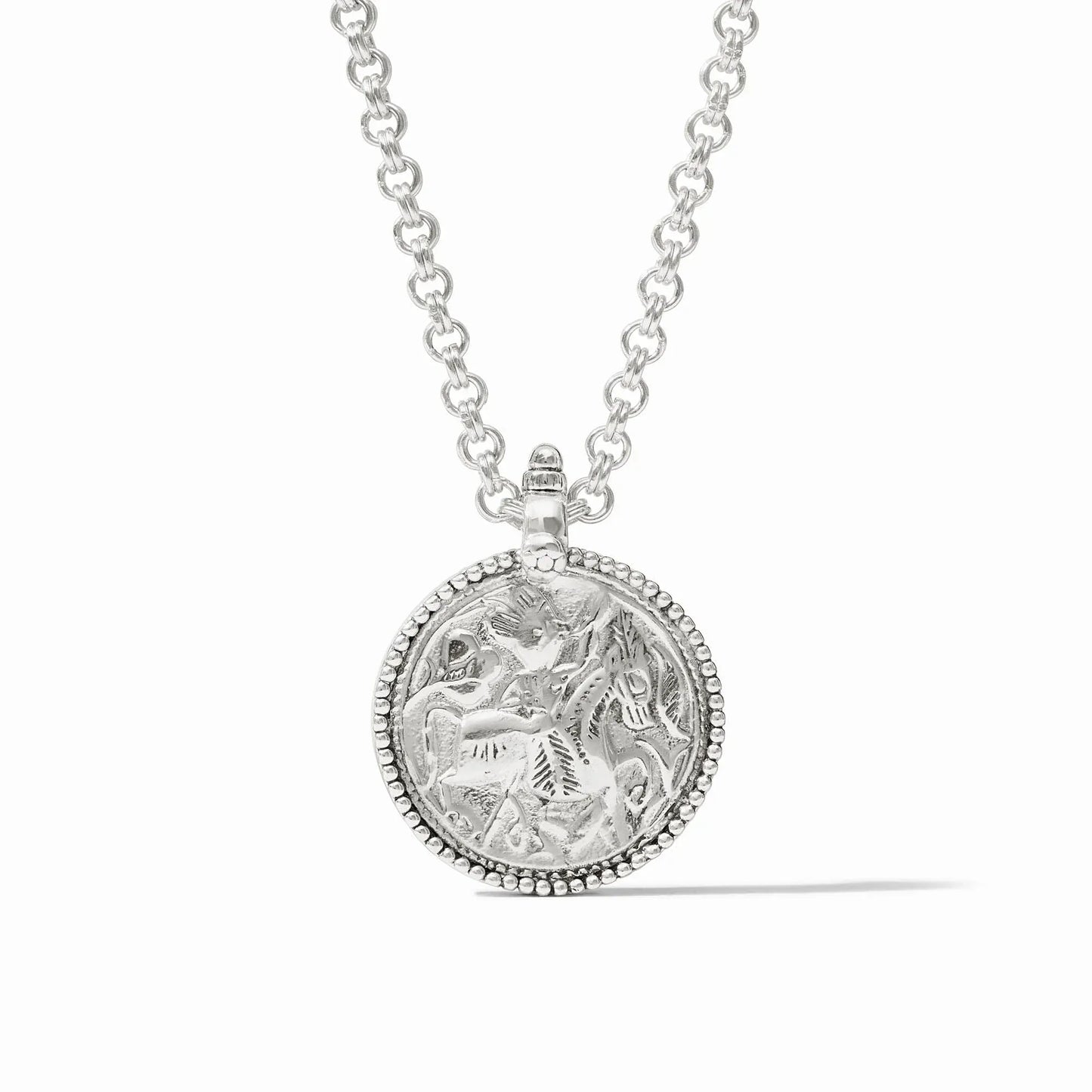 NKL-SPL Silver Coin Pendant