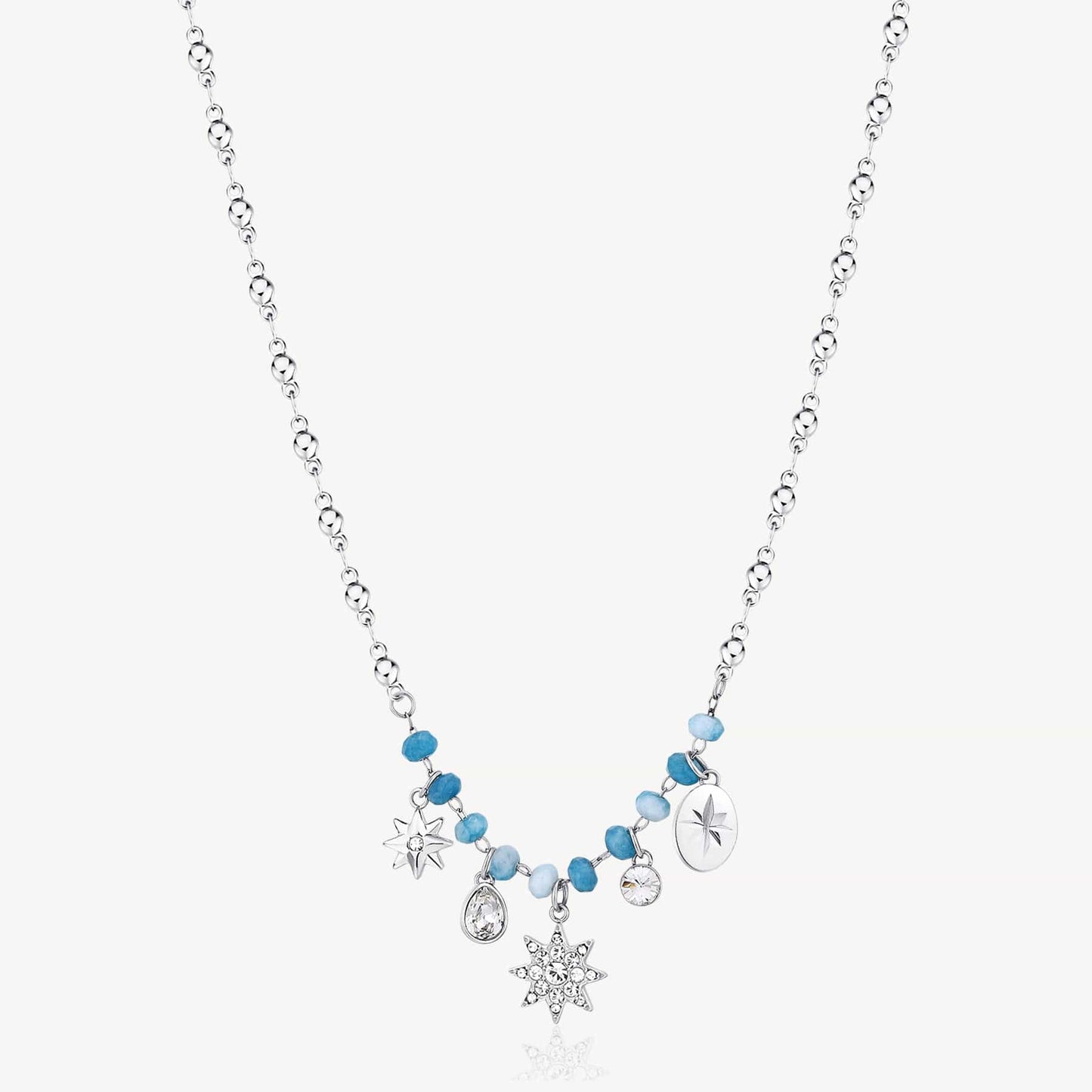 NKL-SS Stainless Steel Chakra Necklace - Star