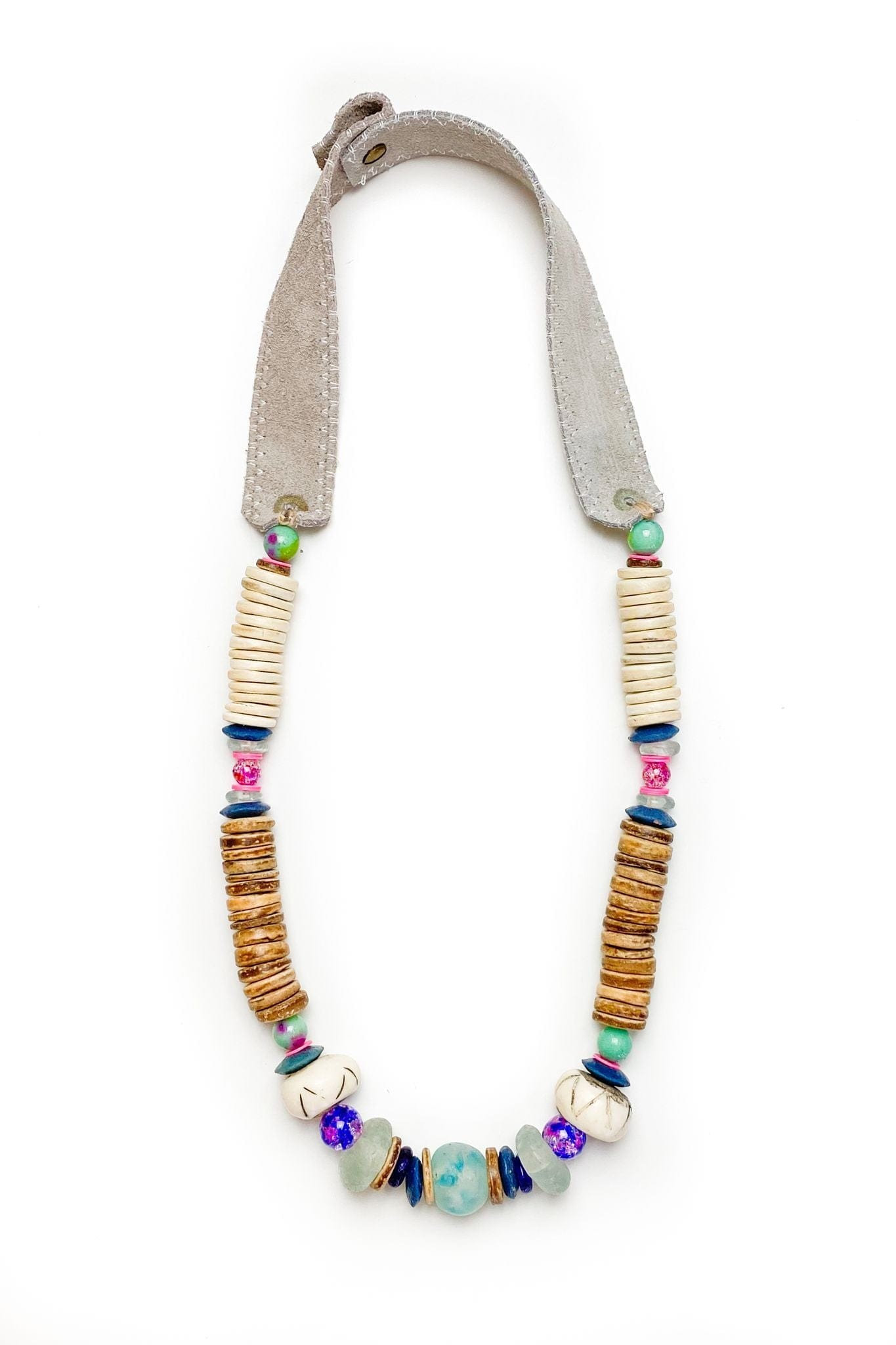 NKL Stacked Classic Necklace ~ Tie Dye