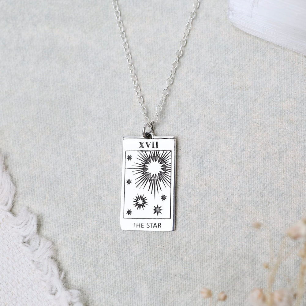 NKL Star Tarot Card Pendant Necklace