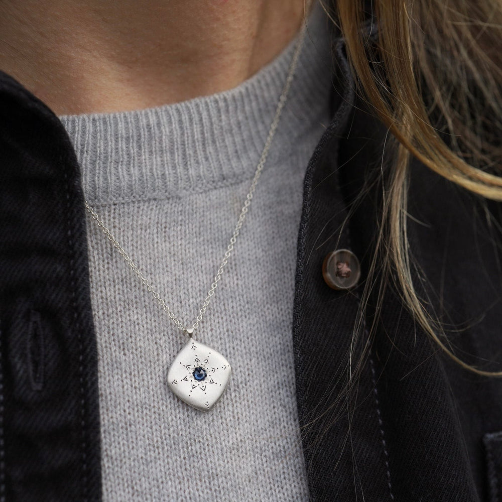 NKL Stargaze Pendant with Blue Sapphire