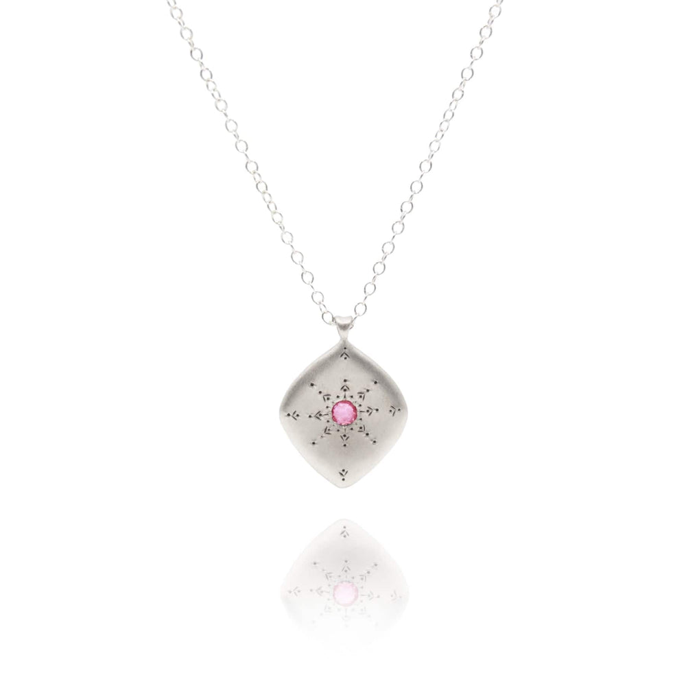 NKL Stargaze Pendant with Pink Sapphire