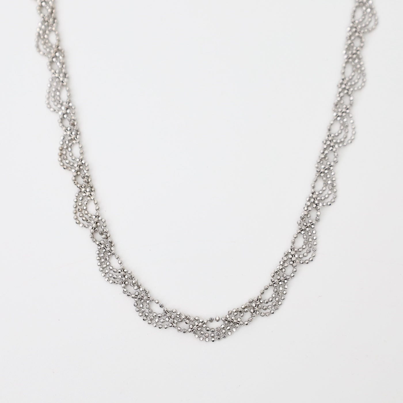 NKL Sterling Full Slender Lace Necklace