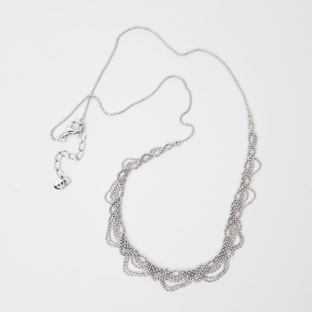 
                      
                        NKL Sterling Half Slender Lace Necklace
                      
                    