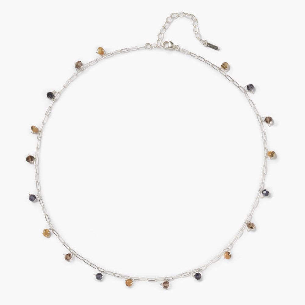 NKL Sterling Silver Cayman Necklace Multi