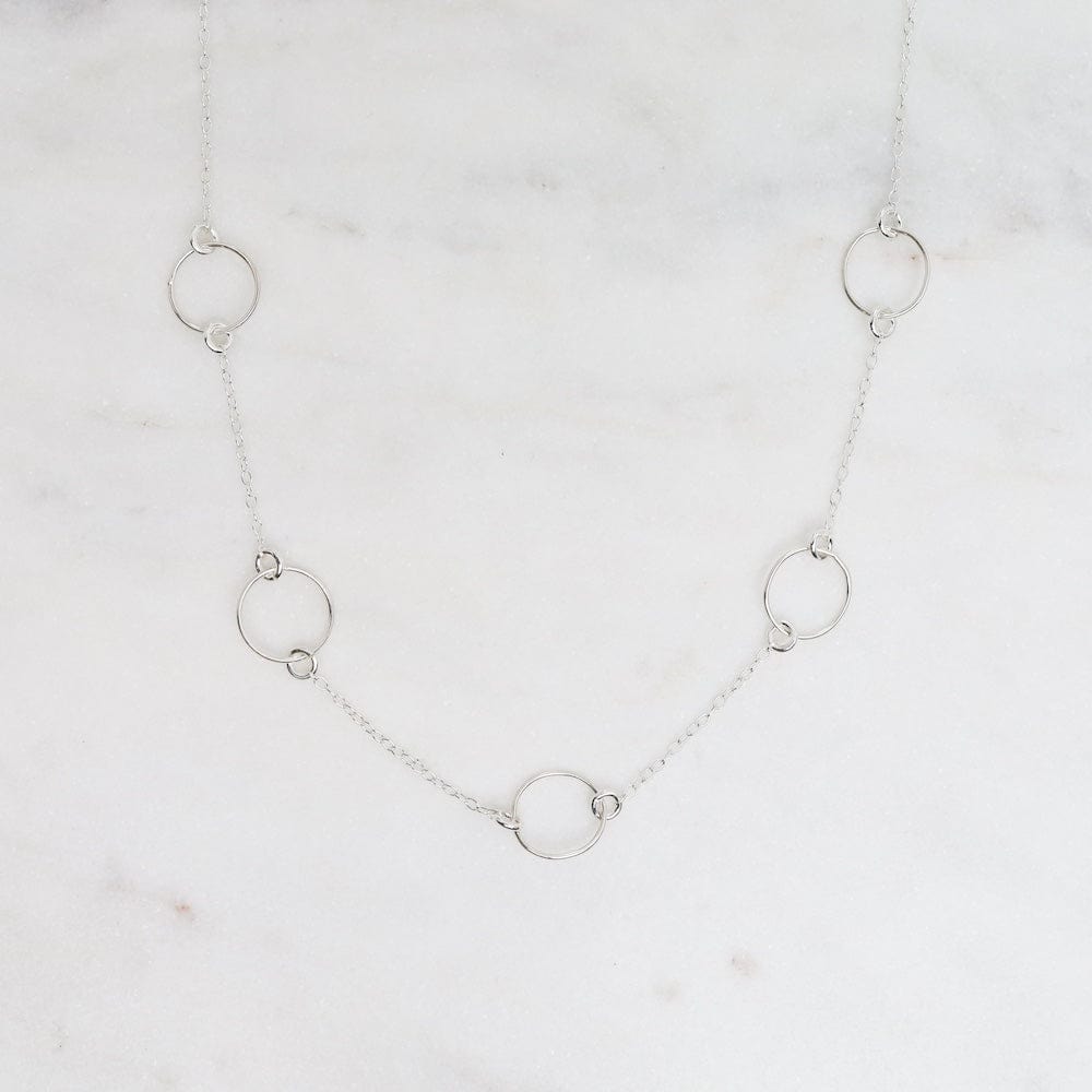 NKL Sterling Silver Chain with Small Sterling Silver H